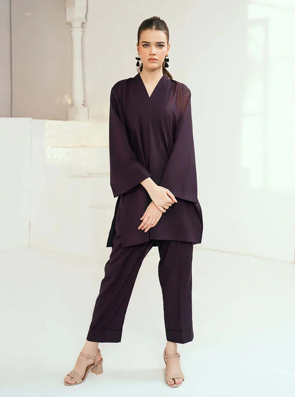 Khaddar Indigo Set GUL021