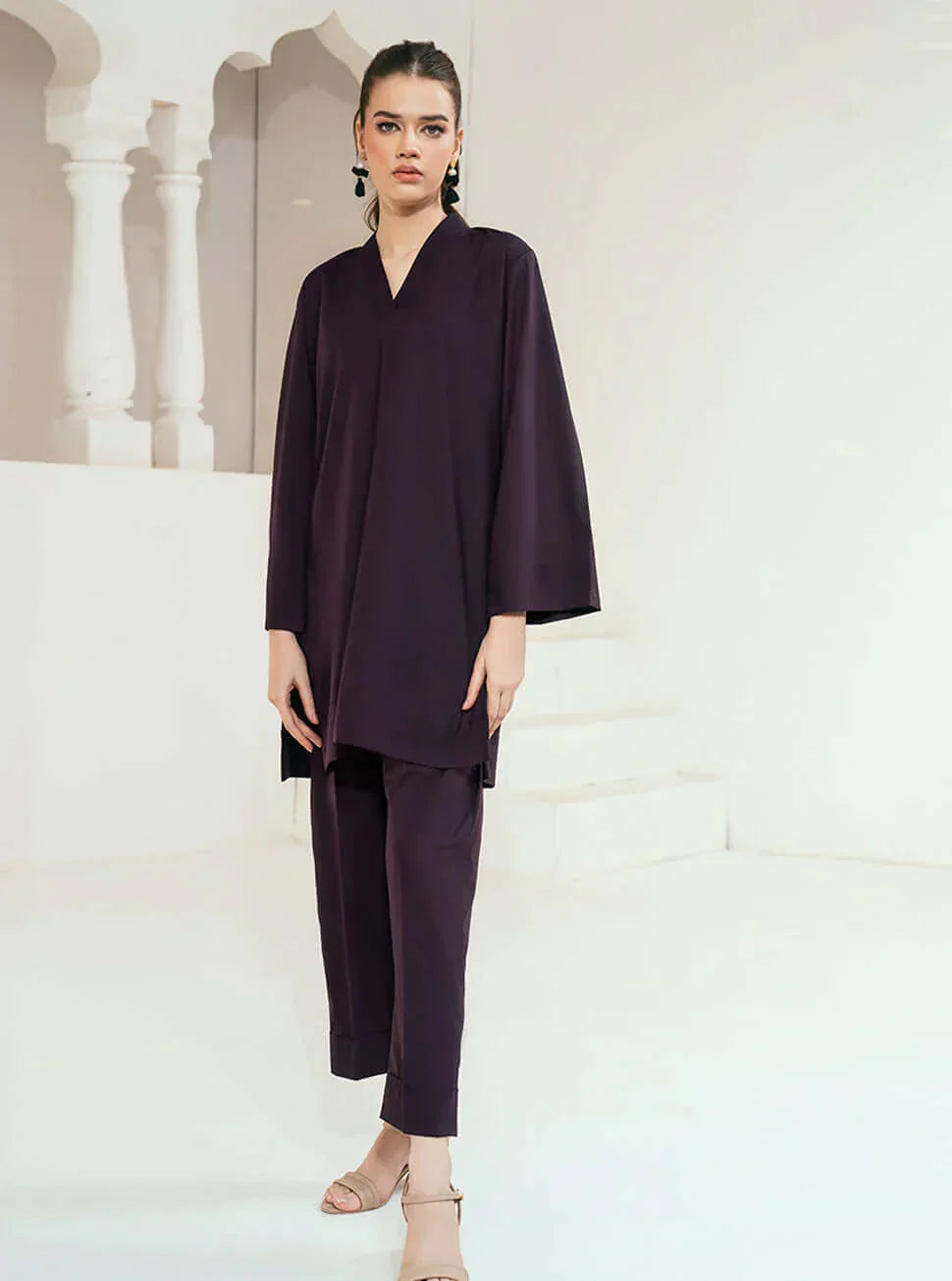 Khaddar Indigo Set GUL021