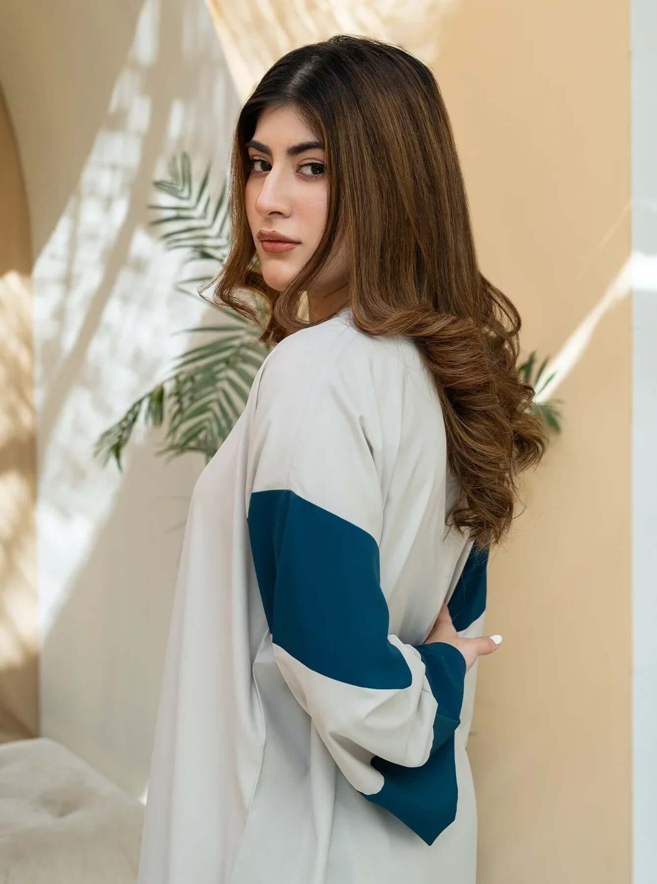 Khaddar Femme Kaftan Set GUL018