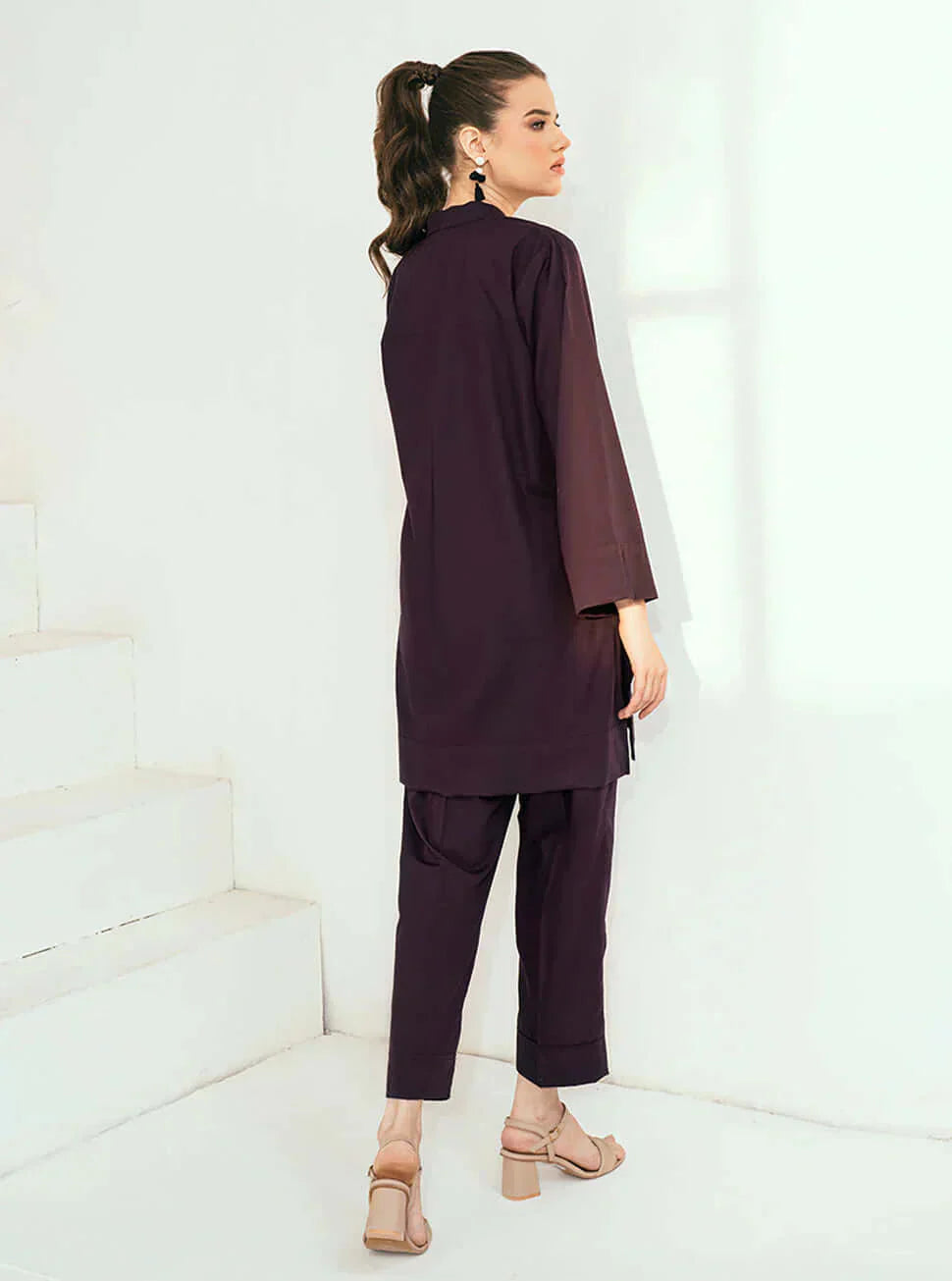 Khaddar Indigo Set GUL021