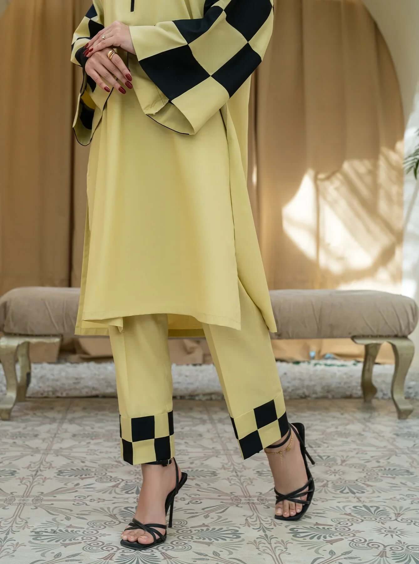 Khaddar Handcrafted Set GUL017