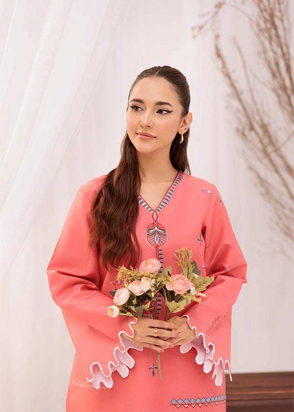 JGL212 2 Pc Kurta Set in Pink