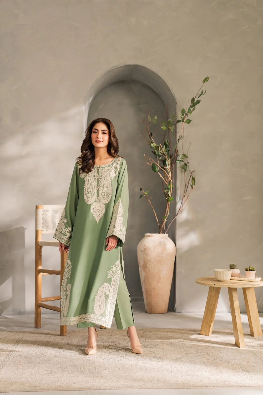 DRT223 Aafreen Embroidered 3pc