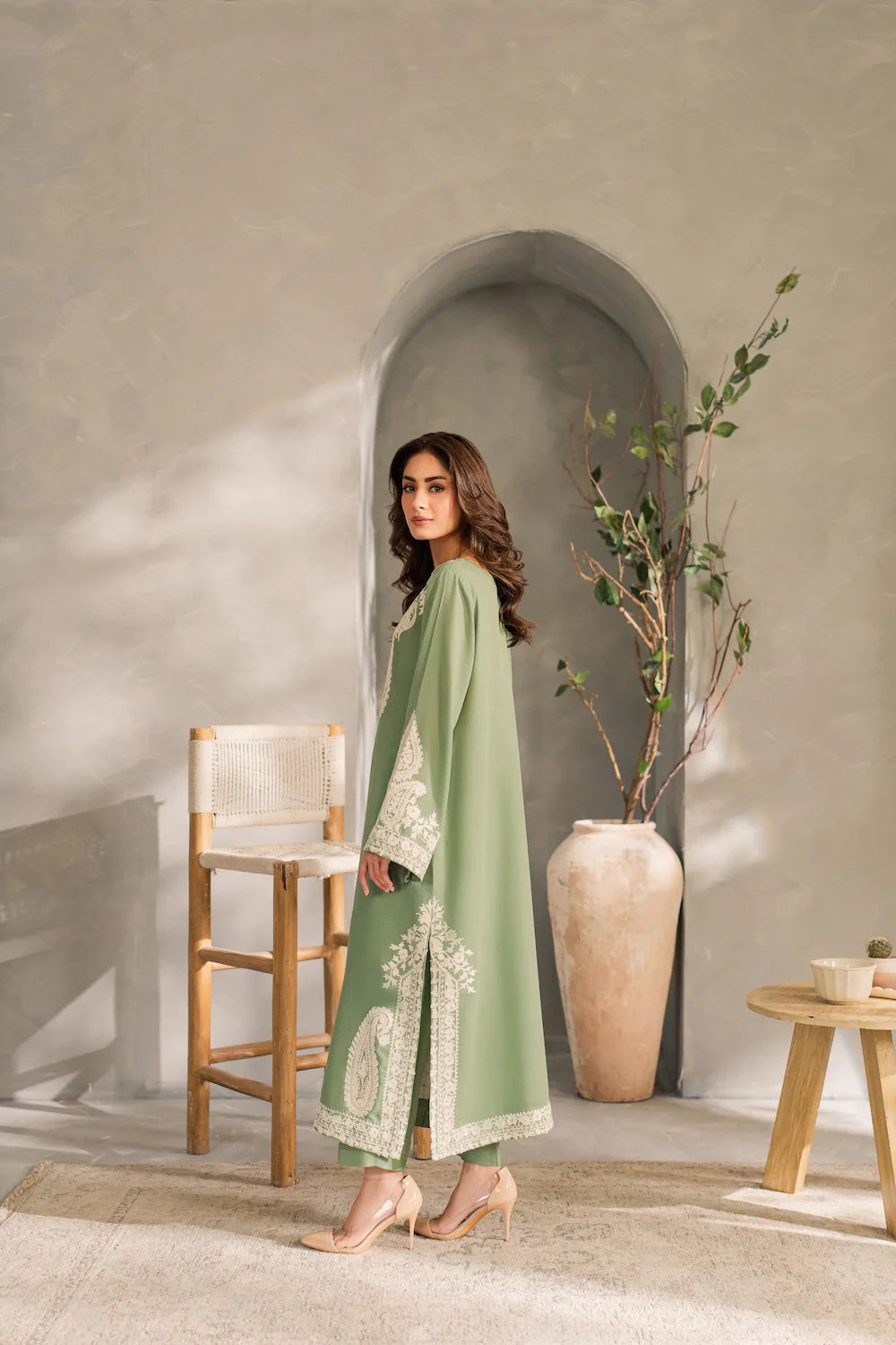 DRT223 Aafreen Embroidered 3pc