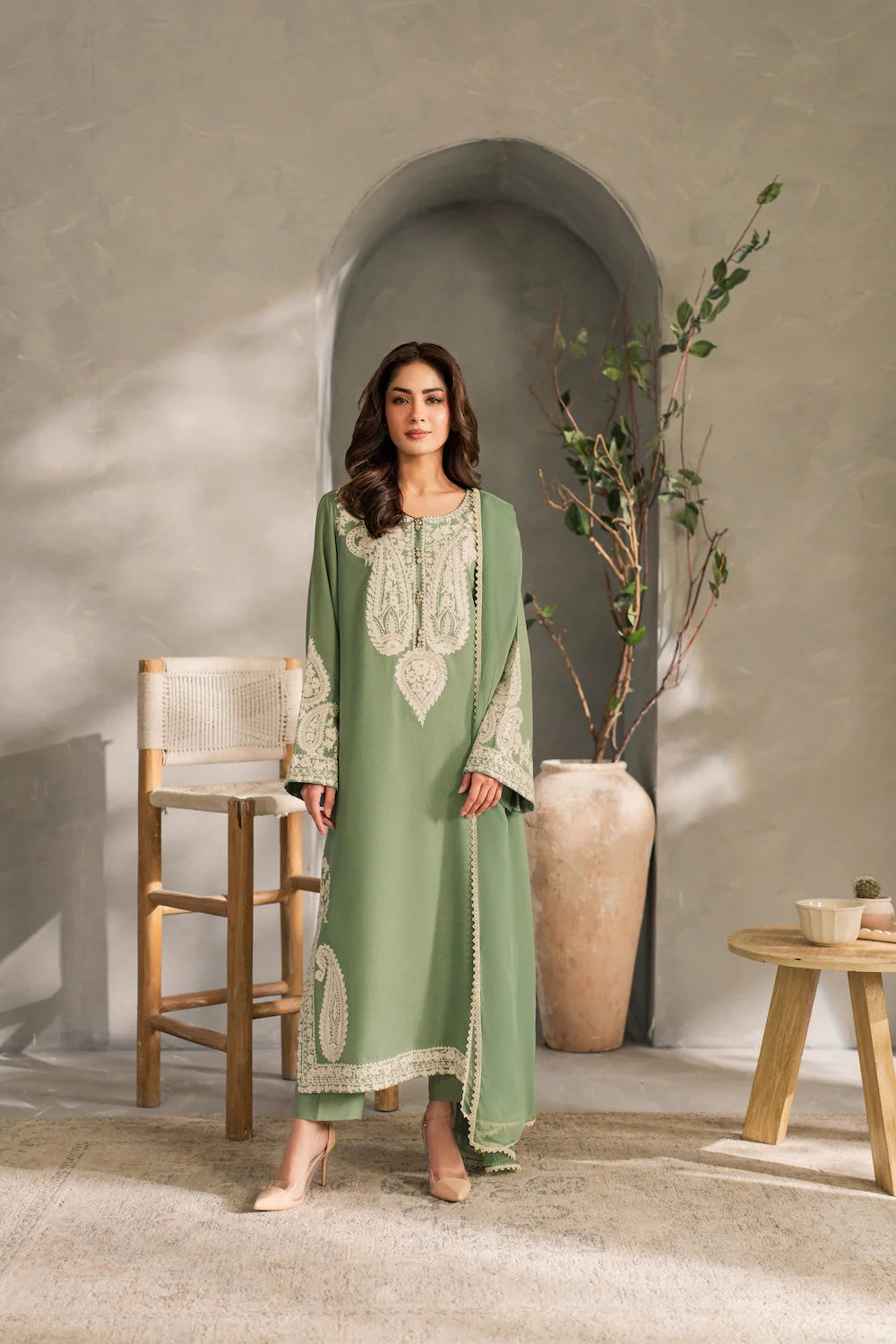 DRT223 Aafreen Embroidered 3pc