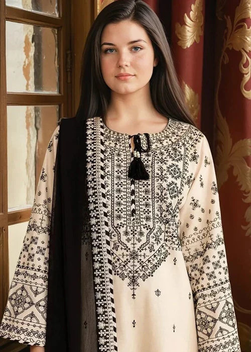 JGL220  Arfa Embroidered Stitched 3 pieces