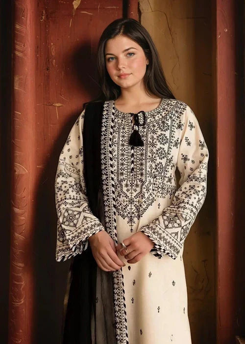JGL220  Arfa Embroidered Stitched 3 pieces