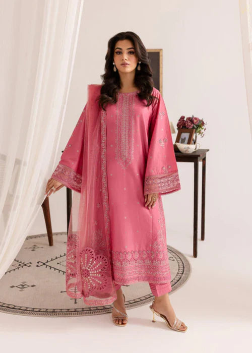 JGL222 Minahil Embroidered 3pc